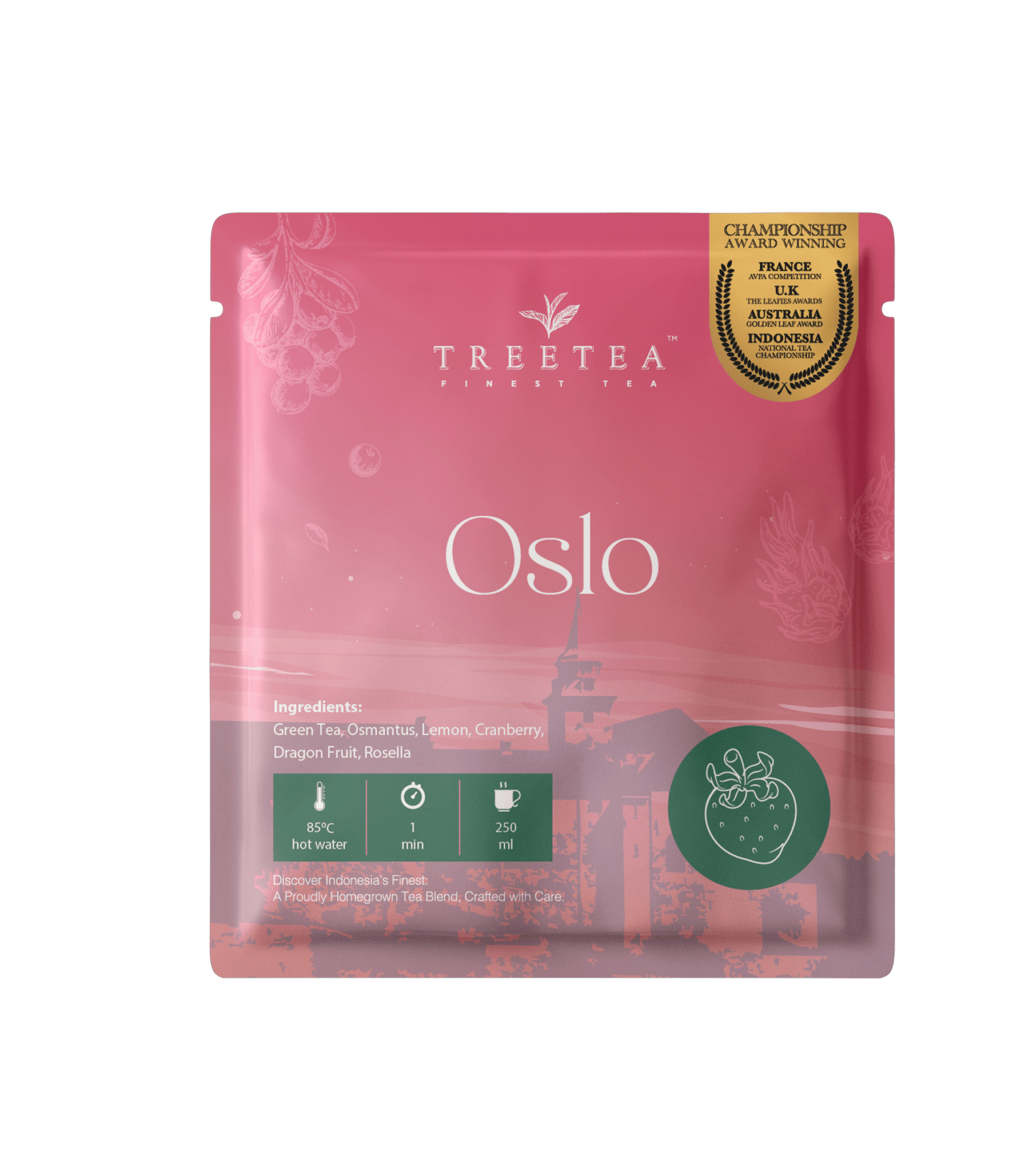 Treetea - Oslo Wanderlust Series Sachet